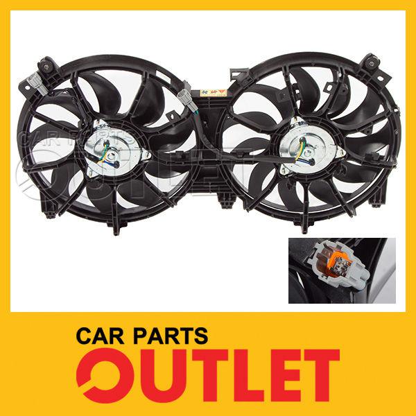 2007-2010 nissan altima radiator condenser fan assembly ni3115134 new 2/4dr 2.5s