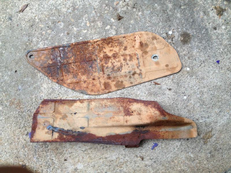 Yamaha big bear 350 2x4 exhaust heat shields 1998