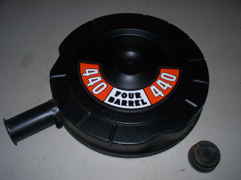 Mopar , dodge , plymouth , 1960,s  big block single snorkel air cleaner w/tube