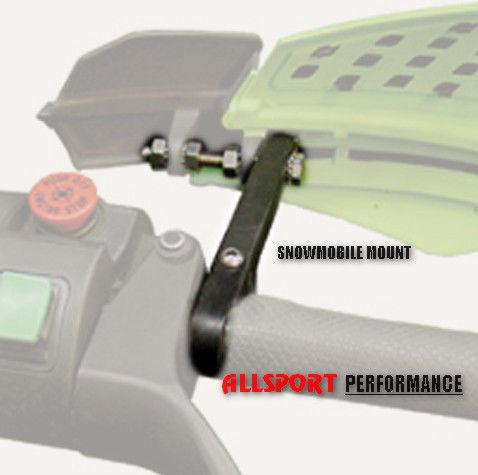 Snowmobile Star Handguards Hand Guards with Handlebar Mounts Blue & Black, US $50.95, image 2