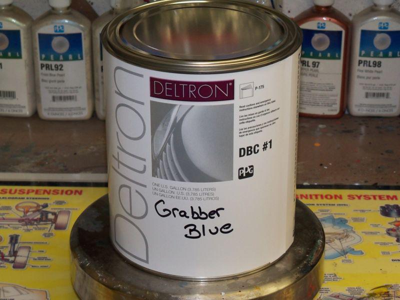 Ppg deltron dbc922601 grabber blue ford paint code ci m7210a 2012 ford mustang