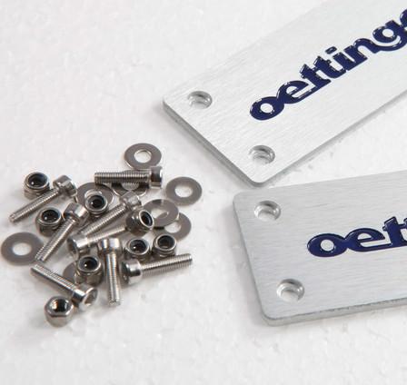 Fit for oettinger custom design car floor mat carpet emblem badge 