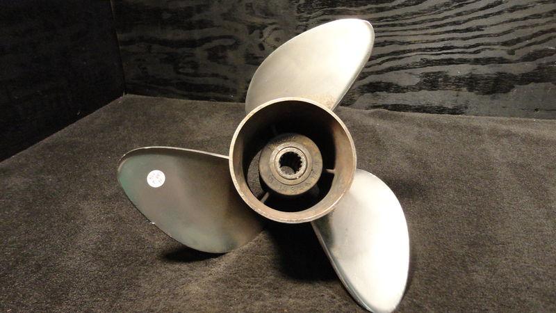 Used johnson/evinrude sst stainless steel propeller 14.75x17 ss outboard prop lh