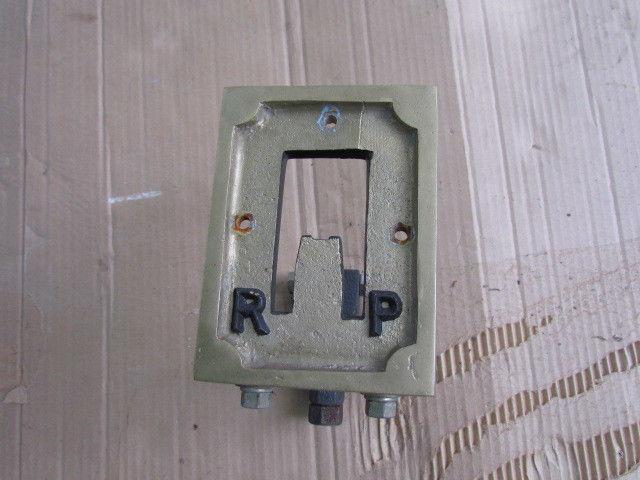 Vintage 1936 chevy howe fire truck pump lever bracket