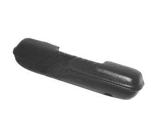Mustang arm rest pad, 1967, black, good repro
