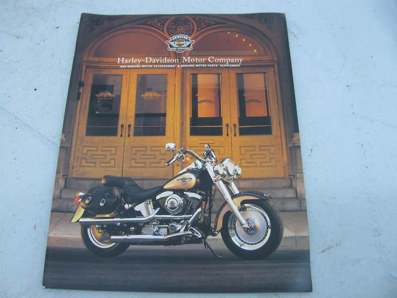 Harley 1998 95th anniversary parts & accessories catalog manual supplement
