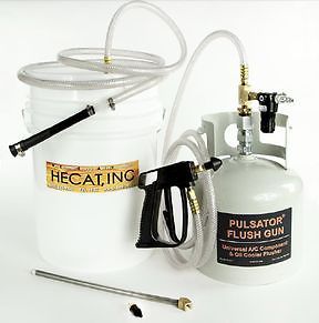 Hecat pulsator-kit (auto a/c flush kit) + 1 gallon of safe flush