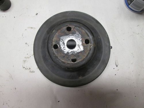 Gm water pump pulley dual groove chevy camaro nova chevelle impala 396 427
