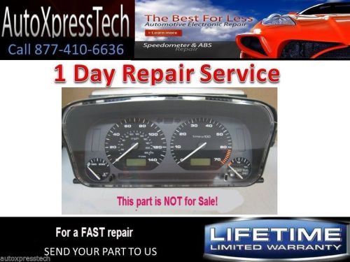 97 vw jetta cabrio speedometer tachometer  instrument cluster repair service