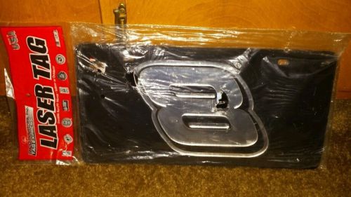 Nip number 8 license plate nascar team numbers laser cut car tag acrylic mirror