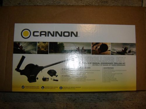 Cannon uni-troll 5 st manual downrigger trolling kit boat outfitting downriggers
