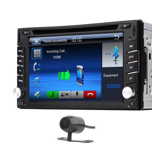 Double 2din in dash audio stereo 6.2" touchscreen hd car radio cd dvd player mp3