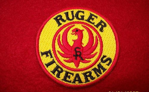 Ruger firearms iron on 100% embroidered patch - sturm, ruger &amp; co guns rifles ,