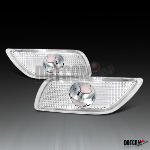 00-05 ford focus side marker signal bumper lights chrome clear