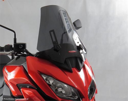 Kawasaki versys 650 1000 15 16 touring windshield shield dark  made in england