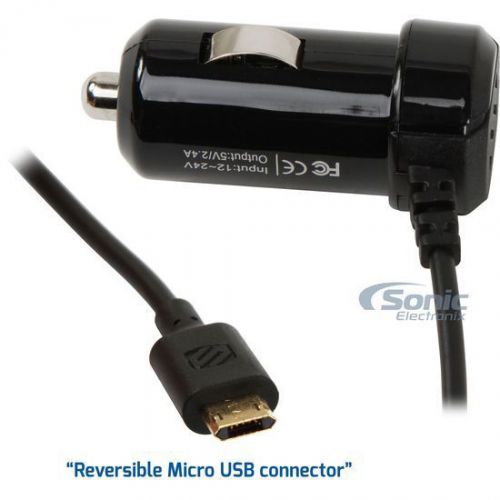Scosche EZC12 Reversible Micro USB Car Charger w/ Optimized Charging Circuitry, US $19.99, image 1