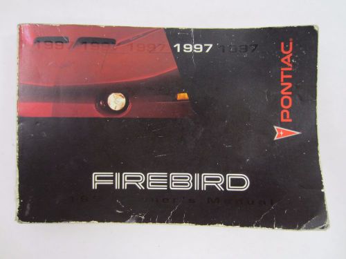 1997 pontiac firebird owner's manual - gm general motors