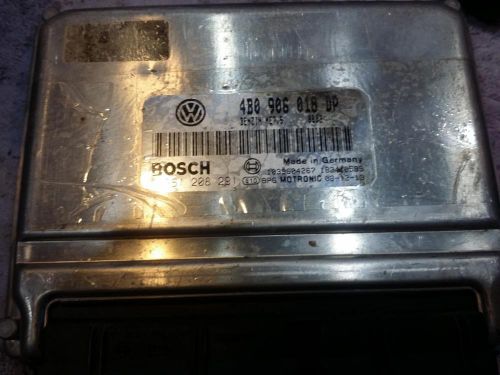 Volkswagen passat engine brain box electronic control module; 1.8l, from vin 1