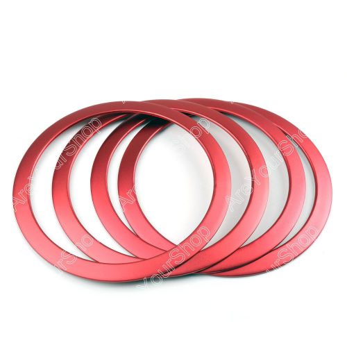 4 x door speaker sound cover trim ring for bmw 3 series f30 f34 320 328 335 red