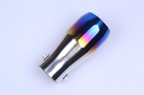 Sell UNIVERSAL Tip 5.8cm Inlet Burn Color Stainless Steel Exhaust ...