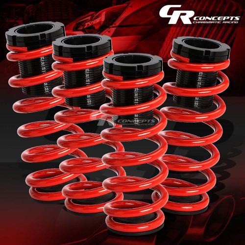 Lowering 1-3"adjustable scale coilover+red springs for 85-98 vw golf/jetta