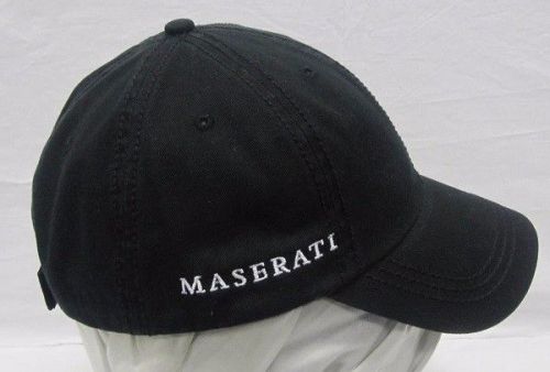 Genuine maserati black trident cap 2018315