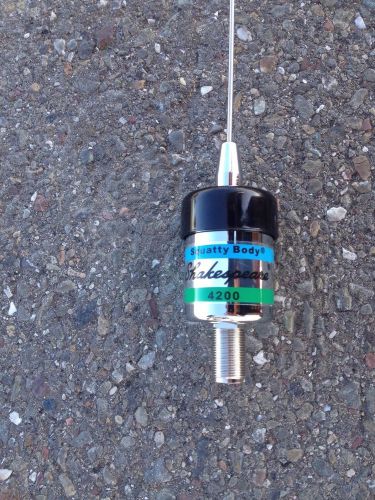 Shakespeare 4200 squatty body marine antenna sailboats chrome finish no coaxial