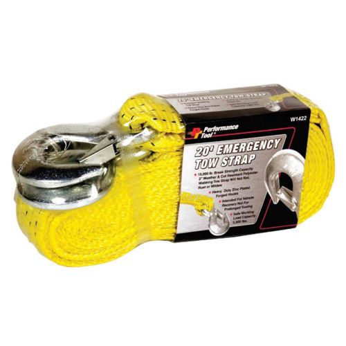 Performance tool w1422 tow strap &#034;tow strap-2  x 20&#039; 10