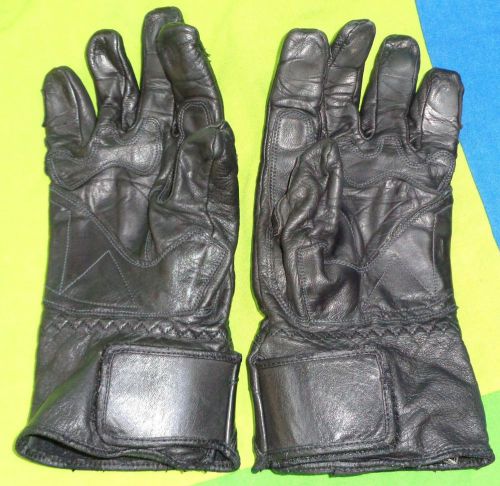 Olympia leather kevlar motorcycle riding gloves men's size m