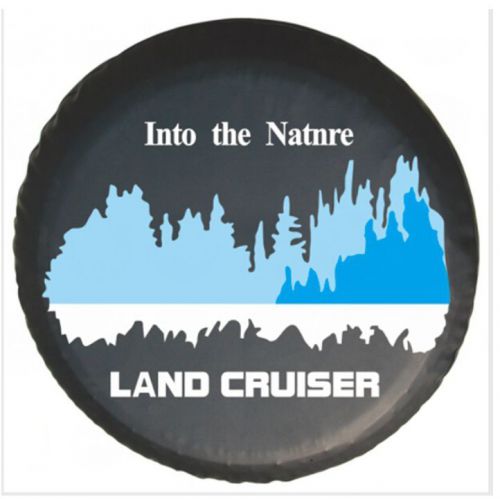 Wheel cover spare protecting your tire 15 inch land cruiser into the natnre
