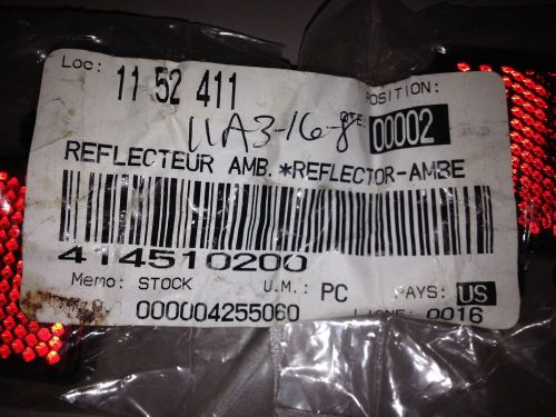 Ski doo bombardier reflector 414510200 red belly pan side reflector