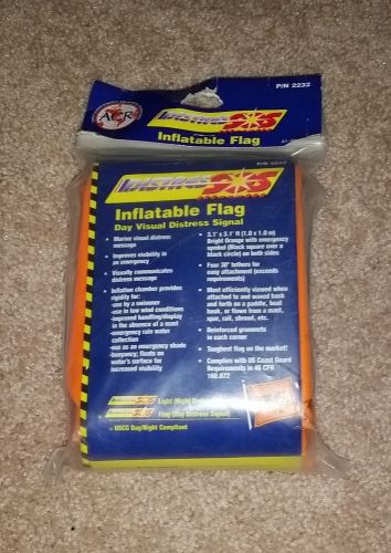 Distress sos inflatable flag acr 3.1 x 3.1 feet
