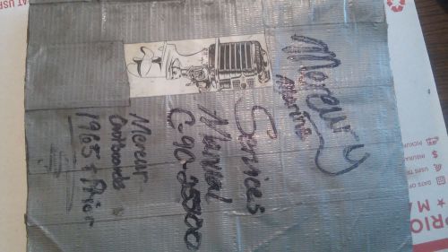 Mercury marine repair manual c90-25800 mecury outboard 1965 &amp; prior