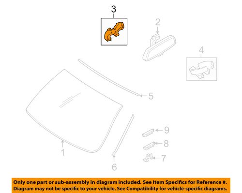 Bmw oem 07-13 x5 windshield-mirror assembly cover 51169121512