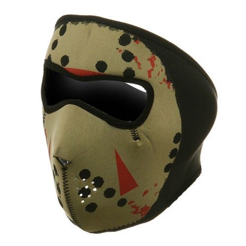 Zan headgear jason vorhees neoprene full face biker ski mask glow in the dark