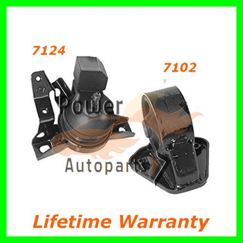 Motor mount set 2pcs for 01/04  hyundai santa fe manual 2.4l