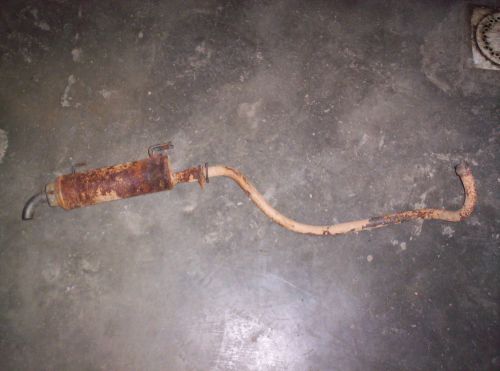 03 bombardier can am rally 200 exhaust pipe muffler 8538