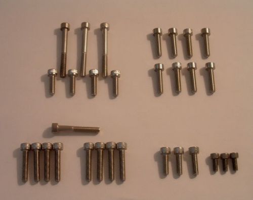 Yamaha banshee bolt kit-clutch cover, stator, wp cover