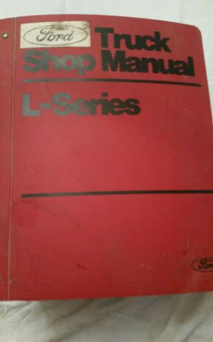 1981 ford l-series service repair shop manual