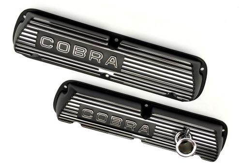 Small block ford for 289/302/351 engines black with cobra with efi tube