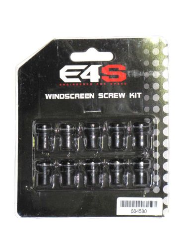 E4s windshield alloy bolts screws black for honda suzuki kawasaki yamaha