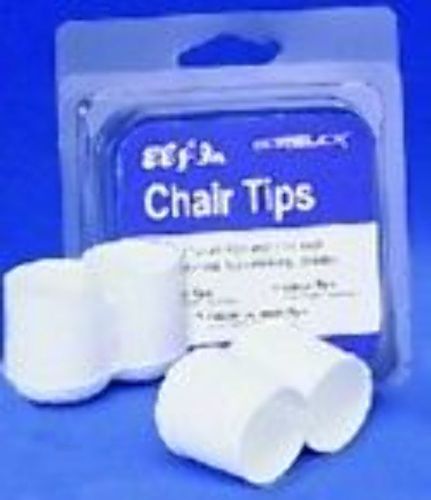 2 pack garelick 76012 chair tip for 1" doubble leg &amp; tubing end white marine lc