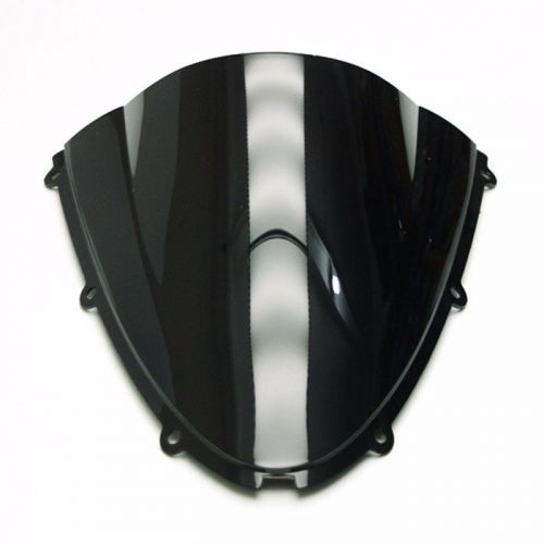 Black clear blue abs windshield windscreen for kawasaki ninja zx10r 2006-2007