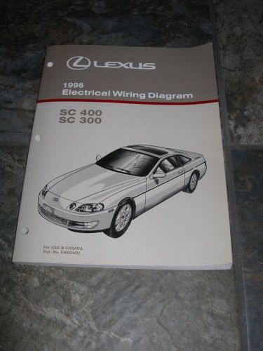1996 lexus sc400 sc300 electrical wiring diagram service manual