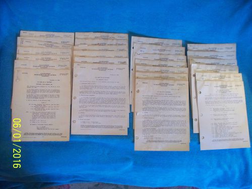 Vintage lot of 26 1942/43 usaaf personnel equipment sets and kits tech orders