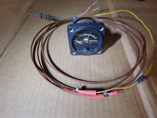 Vintage mooney aircraft exhaust gas temperature gauge