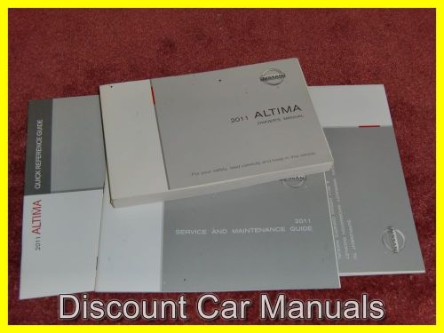 ★★ 2011 nissan altima owners manual portfolio 11!! ★★