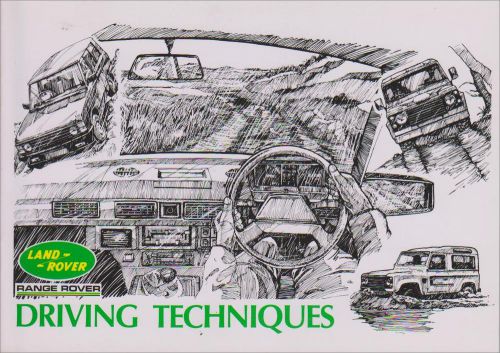Land rover driving techniques - important aspects of off roading