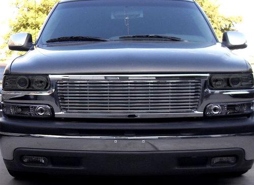 SMOKED CHEVY SILVERADO HALO LED PROJECTOR HEADLIGHTS BUMPER+CORNER+HEAD LIGHTS, US $108.99, image 2