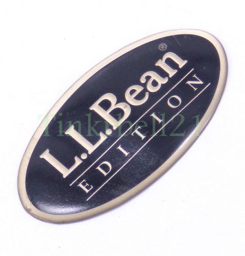 01 02 03 04 subaru outback fender l.l. bean edition emblem 1pc oem llbean badge
